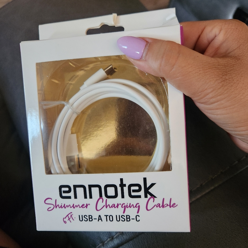 6ft charging cord, open box in good condition